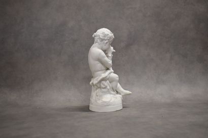 CLODION (1738-1814)( after), Putto with kid,...