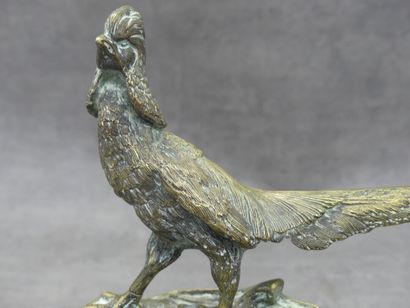 TRODOUX (dans le goût de), Volatile en bronze...