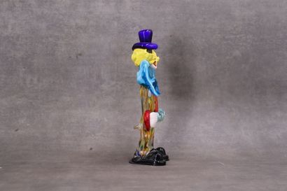 MURANO (attributed to), Clown with accordion...