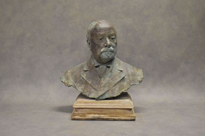 Félix CHARPENTIER (1858-1924), Buste d'homme...