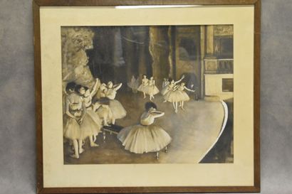 Edgar DEGAS (1834-1917) (after), Rehearsal...