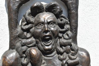 Modern school, Pantagruelic character. Bronze...