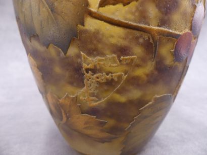 Daum, Vase
DAUM NANCY. Vase in multilayer...