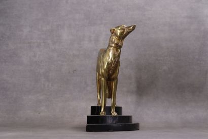 Irénée ROCHARD (1906-1984), Greyhound, bronze...