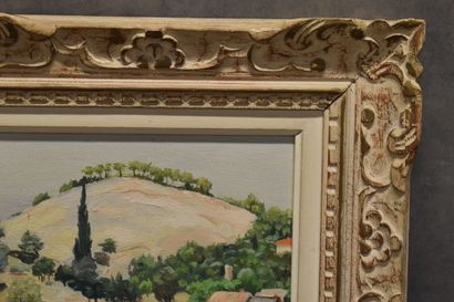 French school of the XXth century, Landscape,...