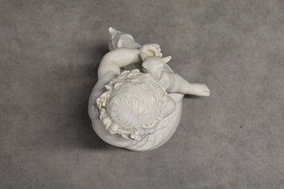CLODION (1738-1814)( after), Putto with kid,...