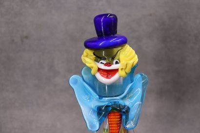 MURANO (attributed to), Clown with accordion...