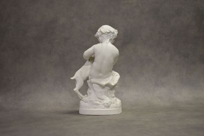 CLODION (1738-1814)( after), Putto with kid,...