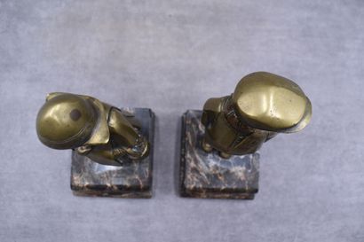 Marcel GUILLEMARD (1886-1932), Pair of bookends...