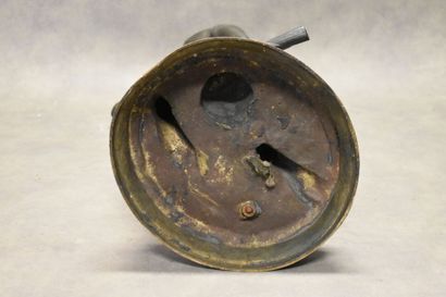 BABEDIENNE. Standing man, lost wax bronze....