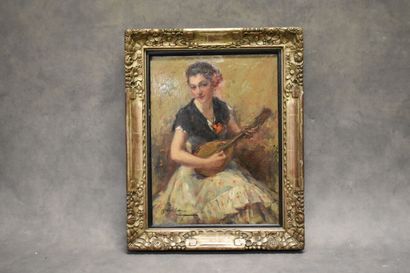Joueuse
Georges LEMMERS (1871-1944), Woman...