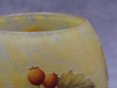 Daum, Vase
DAUM NANCY. Vase in multilayer...