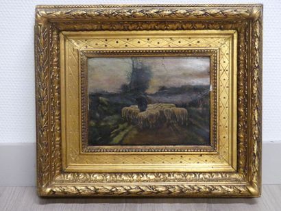 Emile SIMON (1890-1976), Herd and its shepherd...