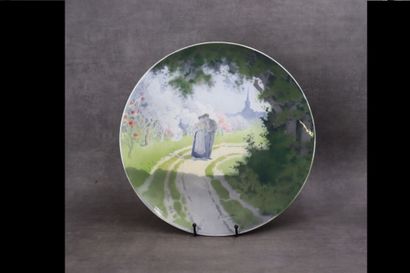 Edmond LACHENAL (1855-1948), Ceramic dish...