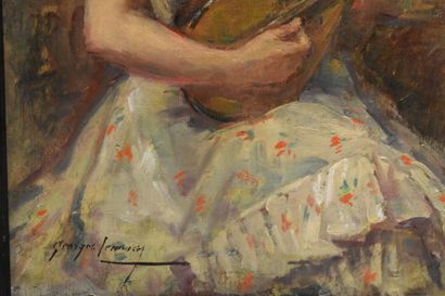 Joueuse
Georges LEMMERS (1871-1944), Woman...
