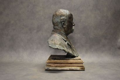 Félix CHARPENTIER (1858-1924), Buste d'homme...