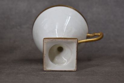 Limoges France. Porcelain coffee set with...
