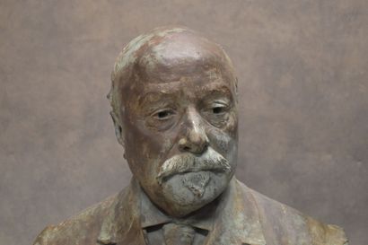 Félix CHARPENTIER (1858-1924), Buste d'homme...