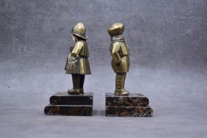 Marcel GUILLEMARD (1886-1932), Pair of bookends...