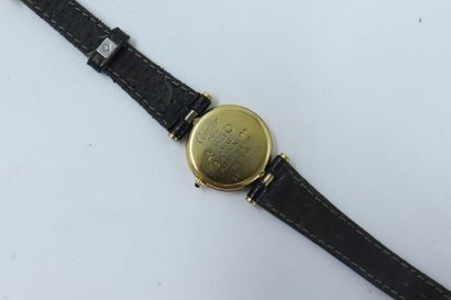 CARTIER, Must. Lady's wristwatch in silver...