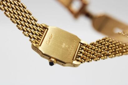 CARTIER Santos lady réf.7809
Montre de dame...