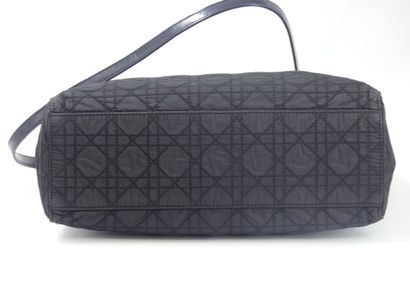 Christian Dior. Lady Dior handbag in black...