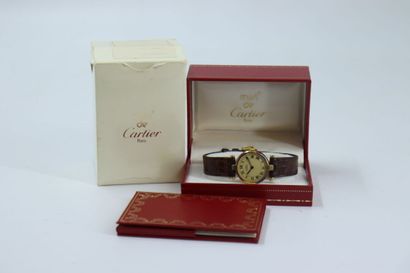 CARTIER, Must. Vendôme model. Lady's watch...