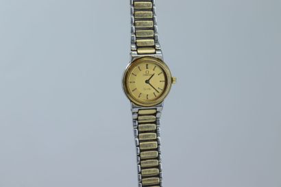 OMEGA De Ville. Lady's watch in steel, quartz...