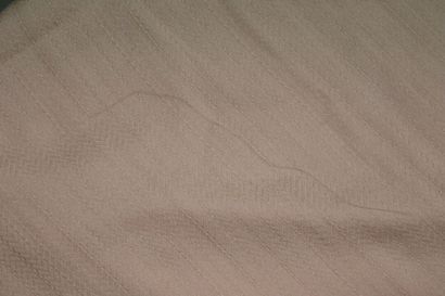 HERMES. Large H-shaped stole in powder pink,...