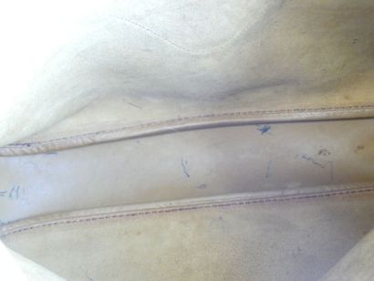 HERMES. Christine bag in courchevel gold...