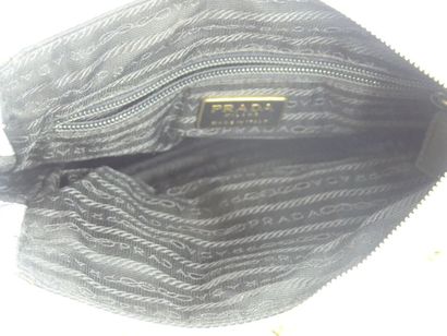 PRADA. Bag in lila quilted fabric, chain...