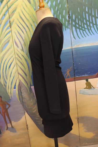 Yves Saint Laurent, Variation. Black wool...