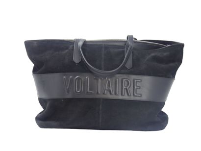 Zadig & Voltaire. Leather and skin bag, inside...