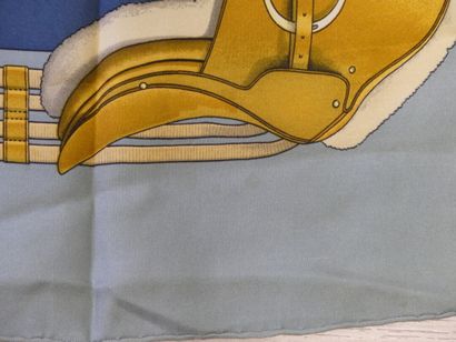 HERMES. Jumping model. Silk square designed...