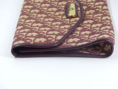 Christian Dior. Clutch in damask canvas and...