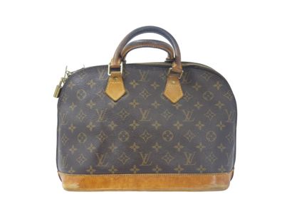 LOUIS VUITTON. Alma bag in monogram canvas...