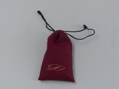 DUPONT. Lighter in gilded metal, monogrammed...