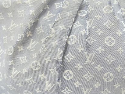LOUIS VUITTON. Shoulder bag in navy leather...