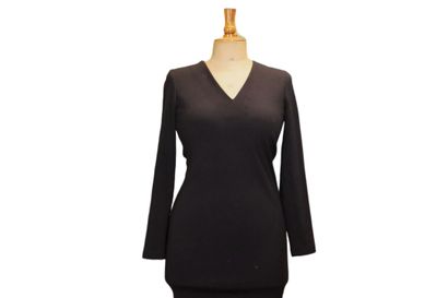 Yves Saint Laurent, Variation. Black wool...