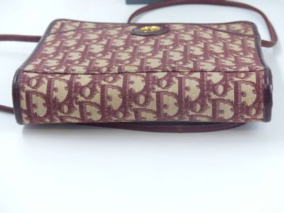 Christian Dior. Shoulder bag in damask canvas...
