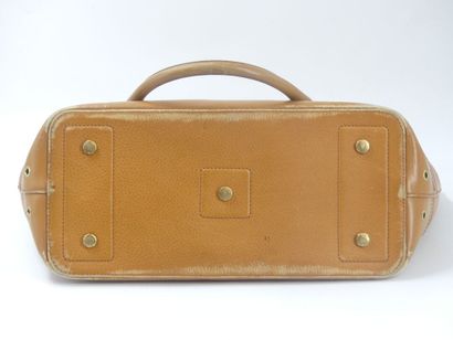 DIOR. Gold grained leather bag, smooth leather...