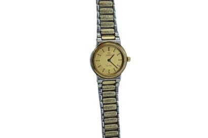 OMEGA De Ville. Lady's watch in steel, quartz...