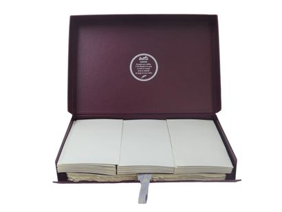HERMES. Box containing 36 envelopes and 31...