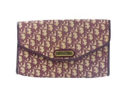 Christian Dior. Clutch in damask canvas and...