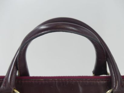 DIOR. Handbag 24 hours in burgundy leather...