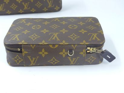 LOUIS VUITTON. Lot composed of a toiletry...