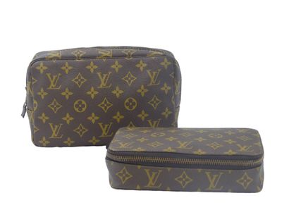 LOUIS VUITTON. Lot composed of a toiletry...
