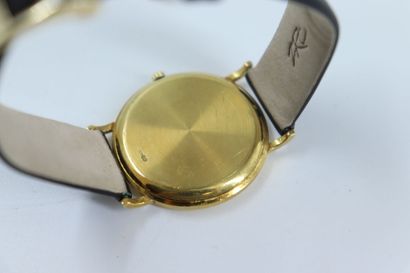 ETERNA. Men's watch with yellow gold case...