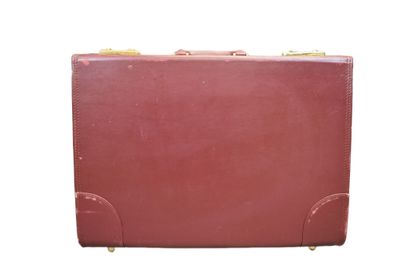 CARTIER. Must. Important briefcase in burgundy...