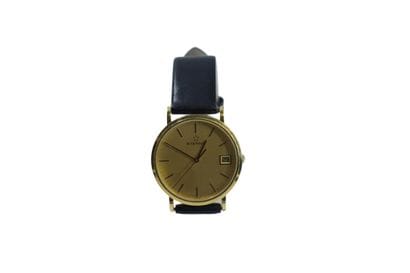 ETERNA. Men's watch with yellow gold case...